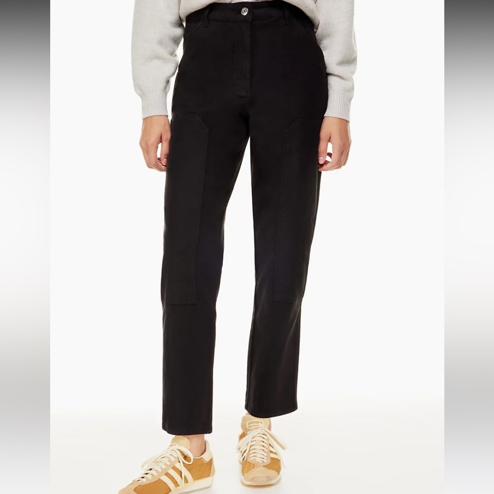 Wilfred Free 
Brennan Pant in black size 10
These are high-rise utility pants